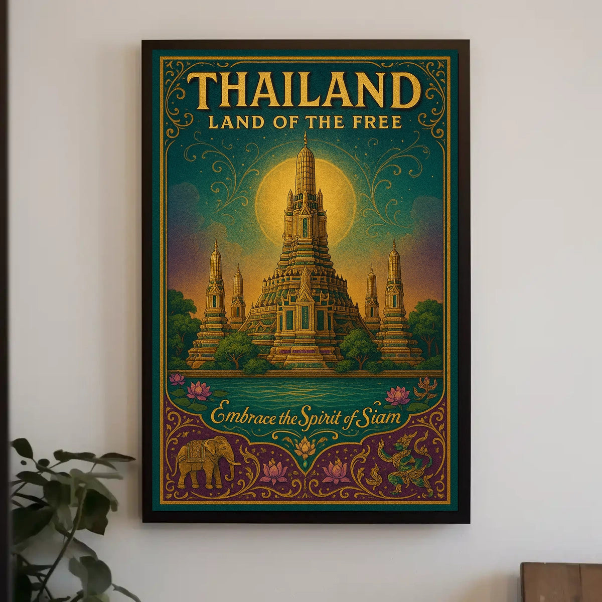 Thailand Land Of The Free Poster