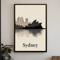 Sydney Skyline Poster