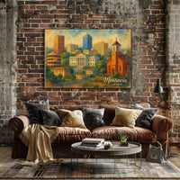 Monrovia Liberia Wanderlust Cityscape Realism Poster