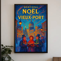 Noël Du Vieux-Port De Montréal Poster