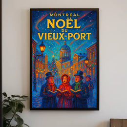 Noël Du Vieux-Port De Montréal Poster