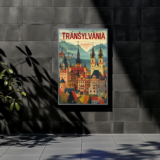 Transylvania Vintage Poster