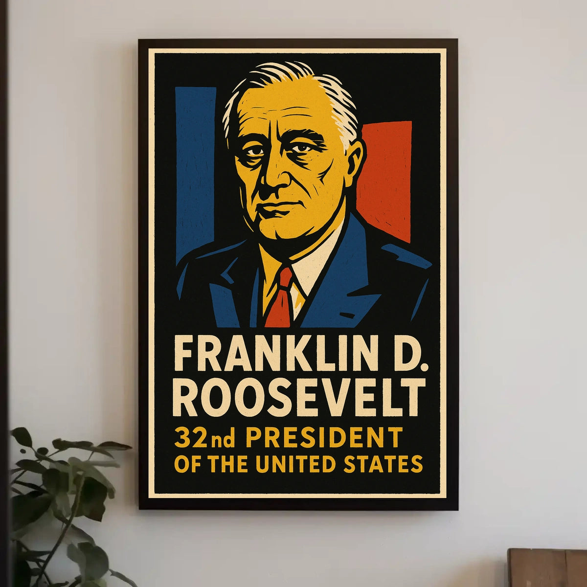 Franklin D. Roosevelt 32Nd President Poster