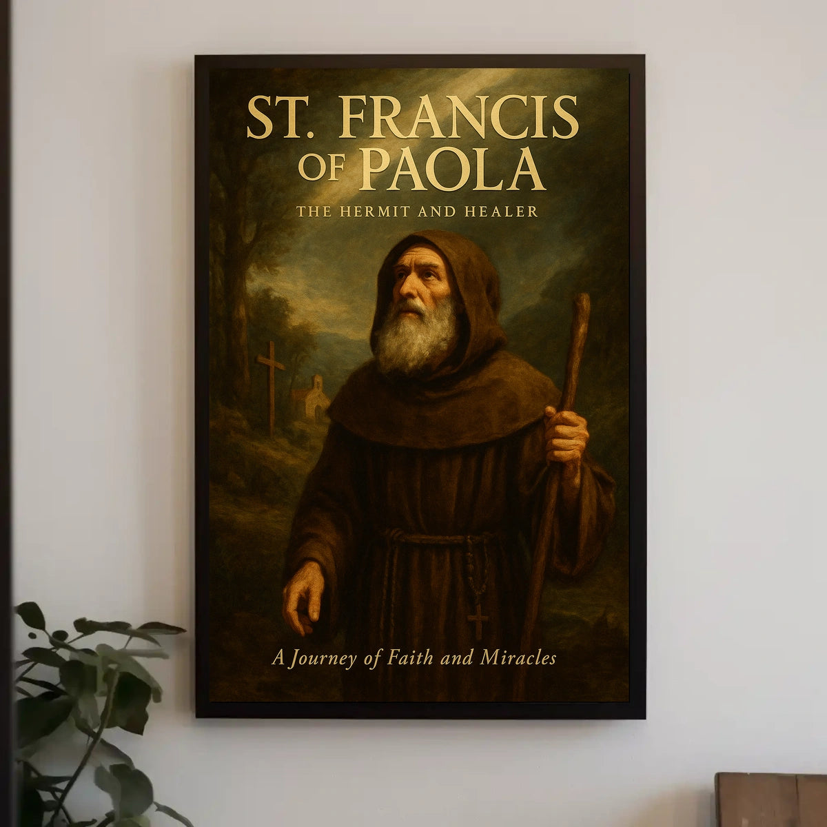 Spiritual Devotion Healing Mystical Painterly Poster
