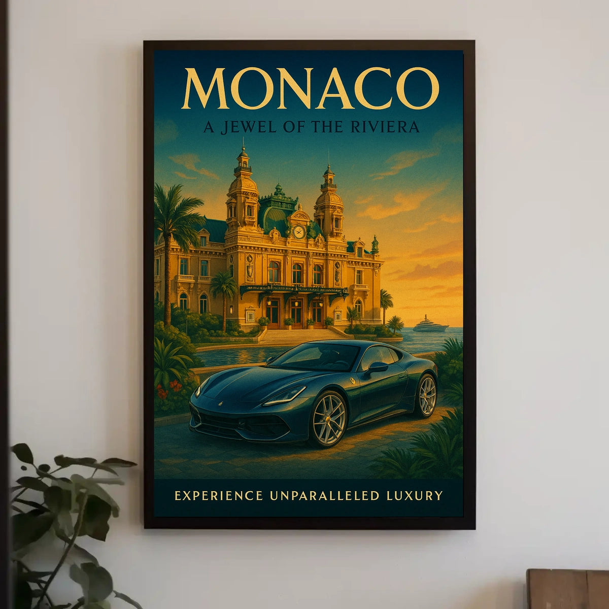 Monaco A Jewel of the Riviera Poster