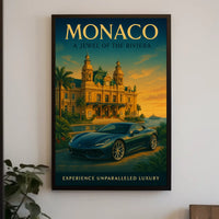 Monaco A Jewel of the Riviera Poster