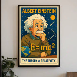Albert Einstein The Theory Of Poster