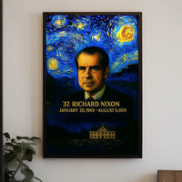 Richard Nixon 37th President of the United States Presidential Masterpiece Series Poster