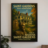 Augustus Saint-Gaudens Famed Sculptor Poster