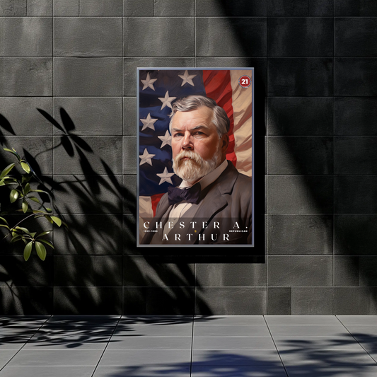 Chester A. Arthur 21st President Of The United States Portrait
