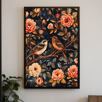 Enchanted Garden Wall Art Vintage Print
