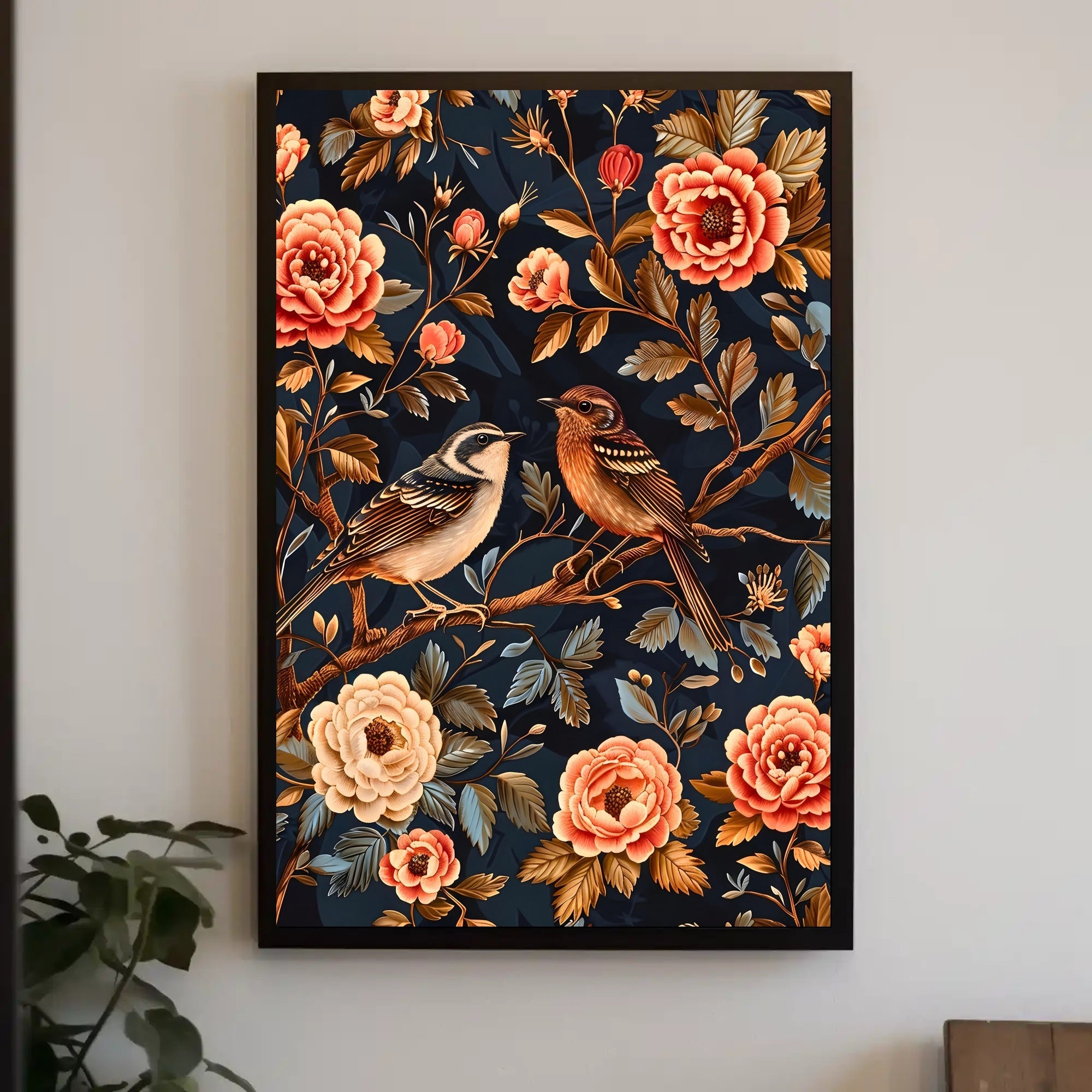 Enchanted Garden Wall Art Vintage Print