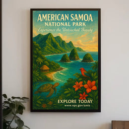 Discover American Samoa National Park Poster