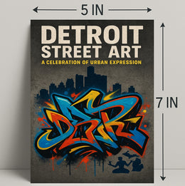 Detroit Street Art Wall Art Print PosterGoat