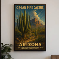 Organ Pipe Cactus Arizona Desert Poster