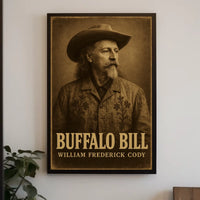 Buffalo Bill Wild West Classic Historical Poster