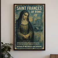 Saint Frances Of Rome Poster