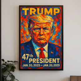 Donald Trump The Colorful Commander Poster