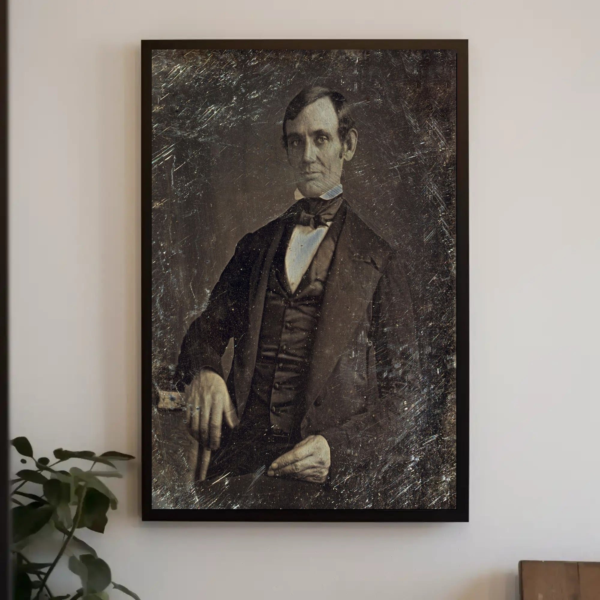 Abraham Lincoln Young Close-Up Poster Tribute PosterGoat