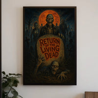 Return Living Dead Retro Horror Collectors Poster