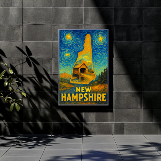 New Jersey Starry Night Poster