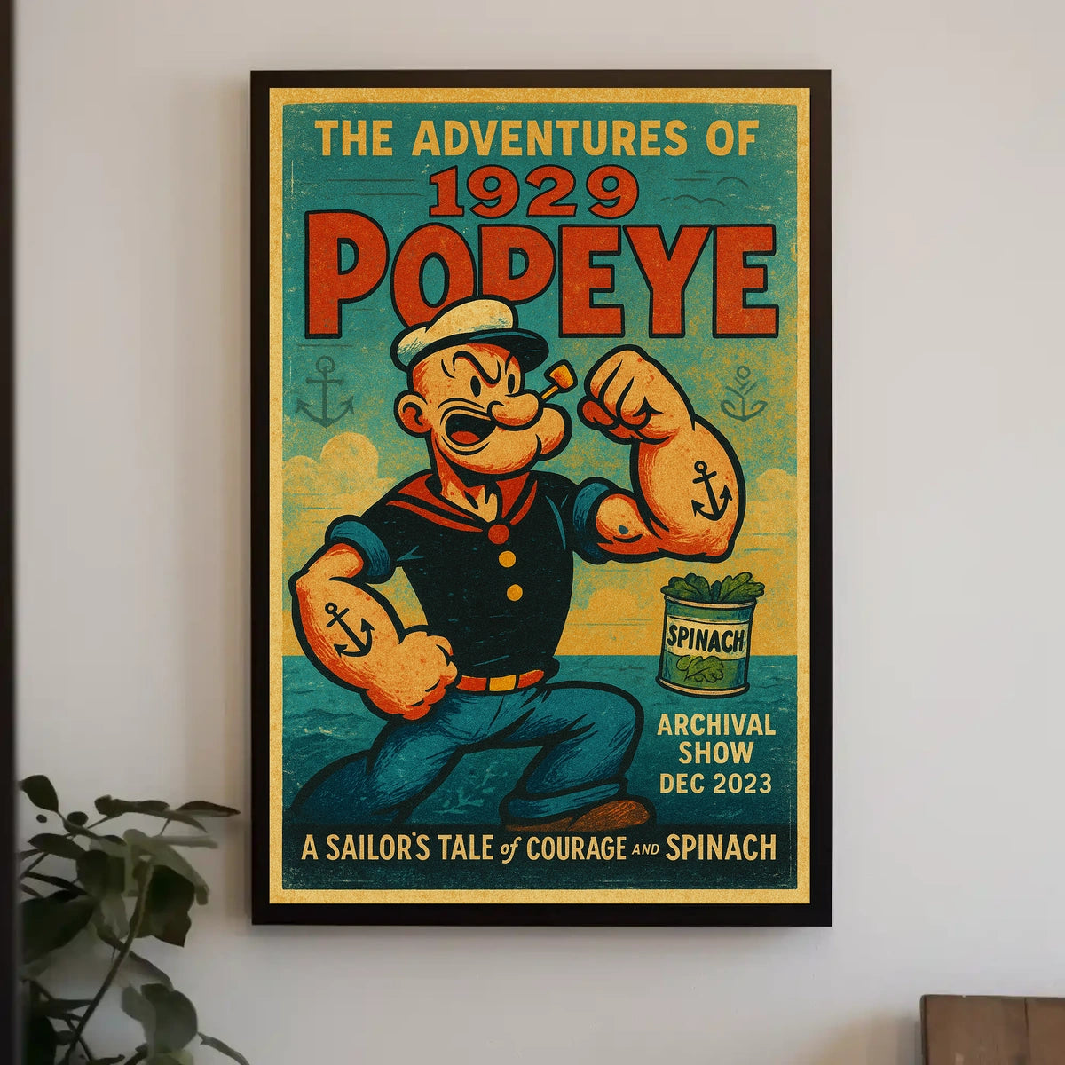Popeye 1929 Art Poster POP-77