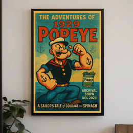 Popeye 1929 Art Poster POP-77