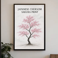 Japanese Sakura Print Poster
