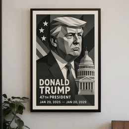 Donald Trump 47th President Poster