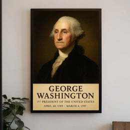 George Washington 1St President Poster