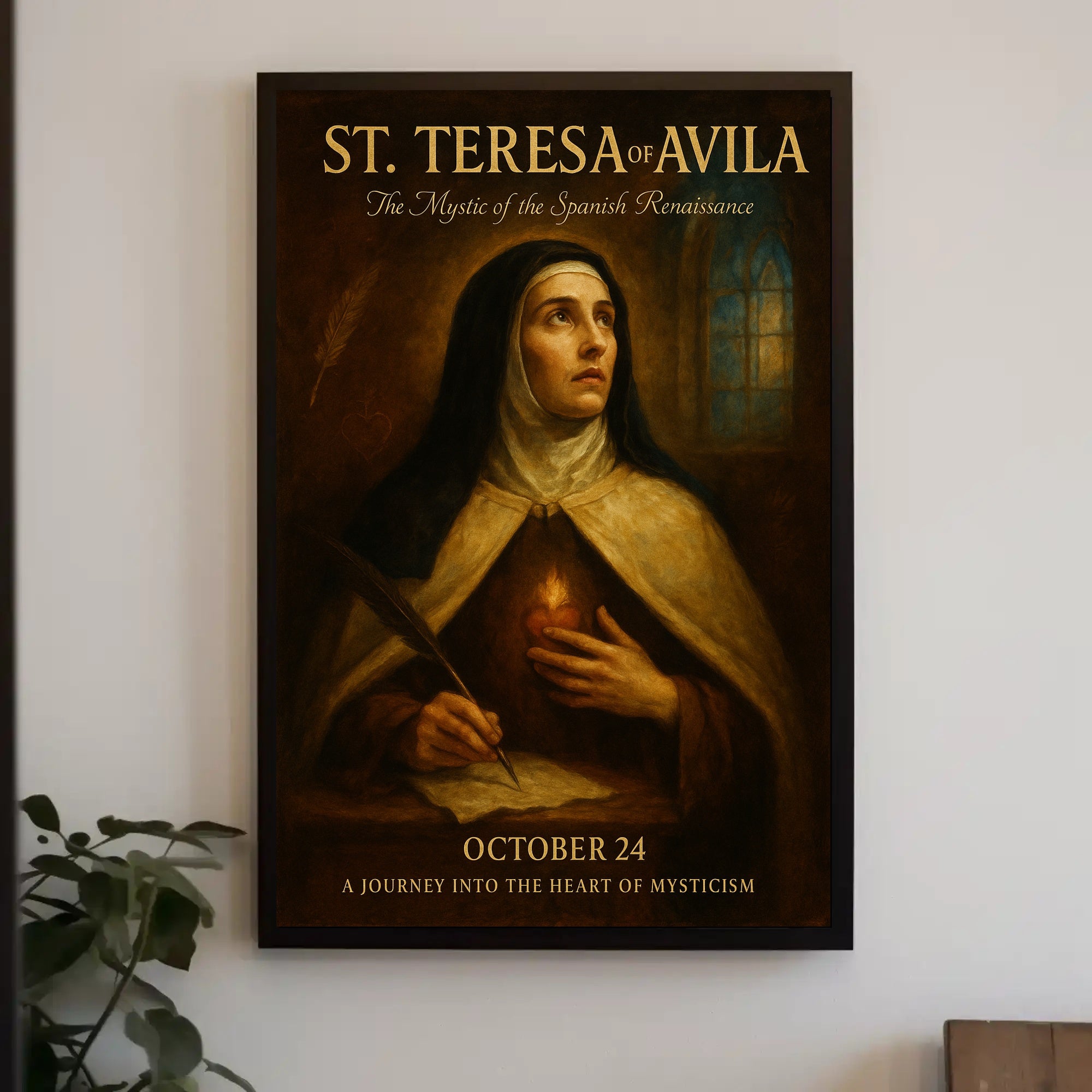 St. Teresa Of Avila The Mystic Of The Poster
