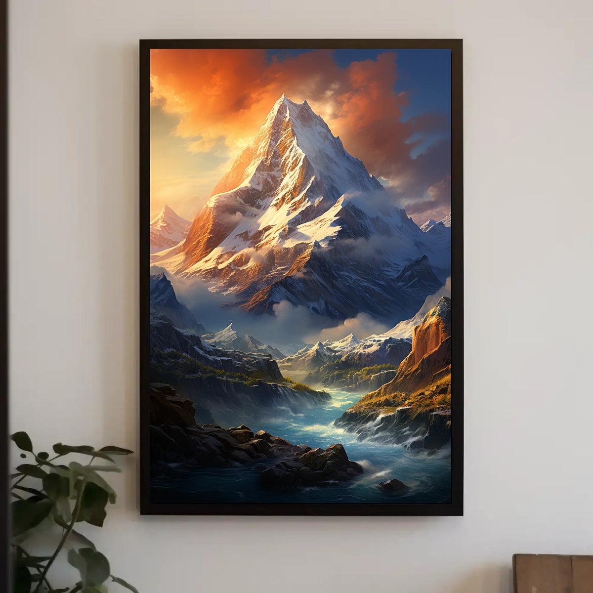 Majestic Mountain Landscape Poster