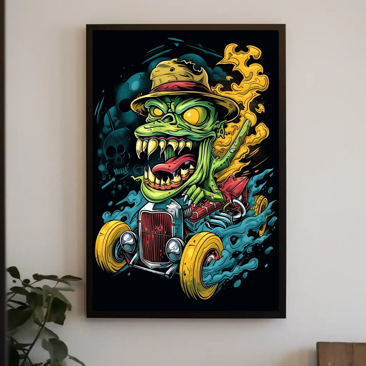 Monster Hot Rod Poster