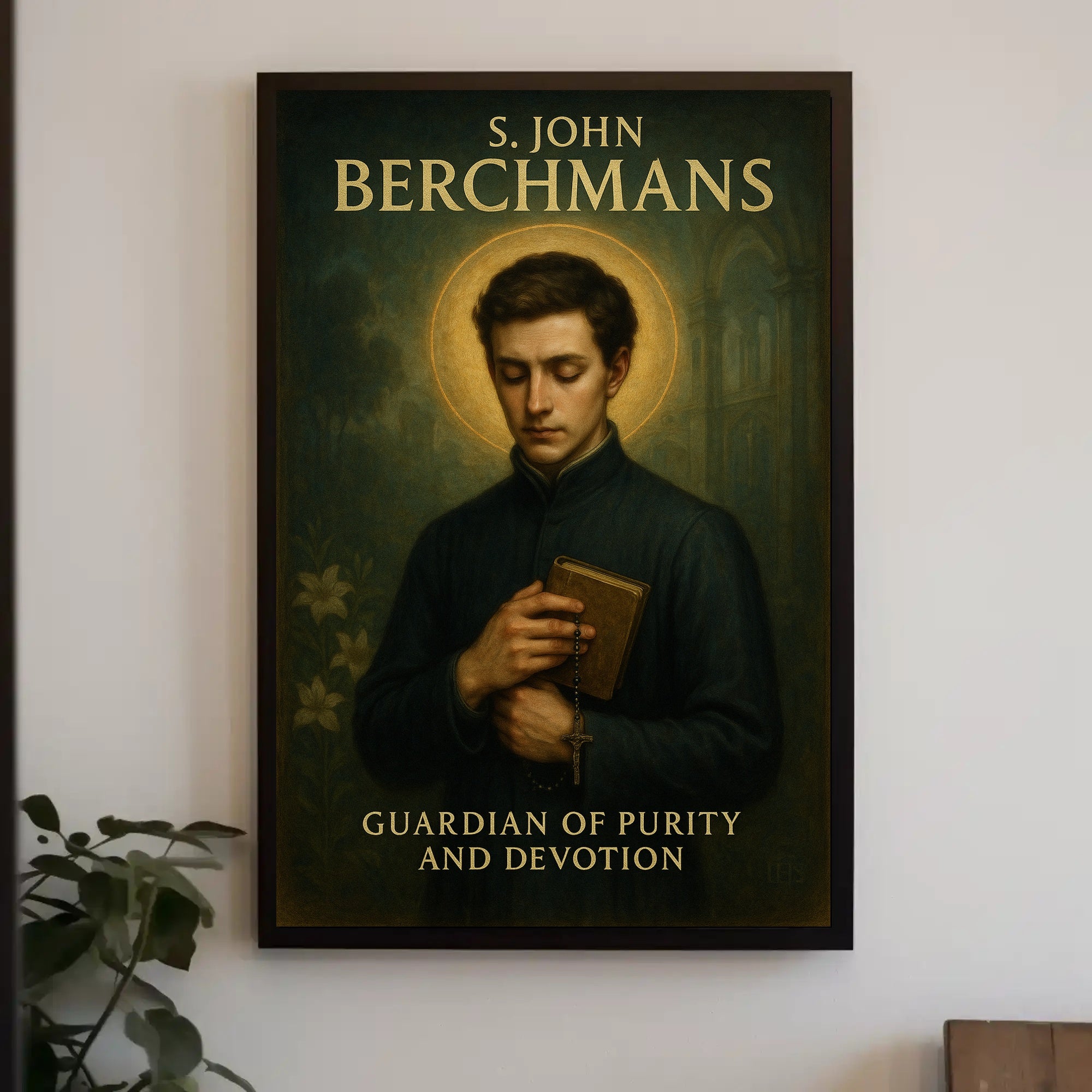 S. John Berchmans Guardian of Purity and Devotion Poster PosterGoat