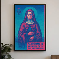 Saint Camilla Protector of the Sick and Suffering Poster