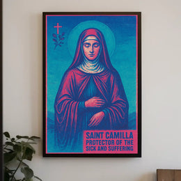 Saint Camilla Protector of the Sick and Suffering Poster