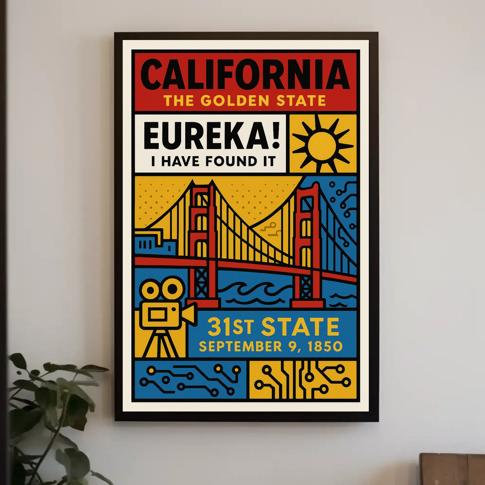 California's Iconic Heritage Poster