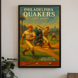 Philadelphia Quakers Celebrating A Poster