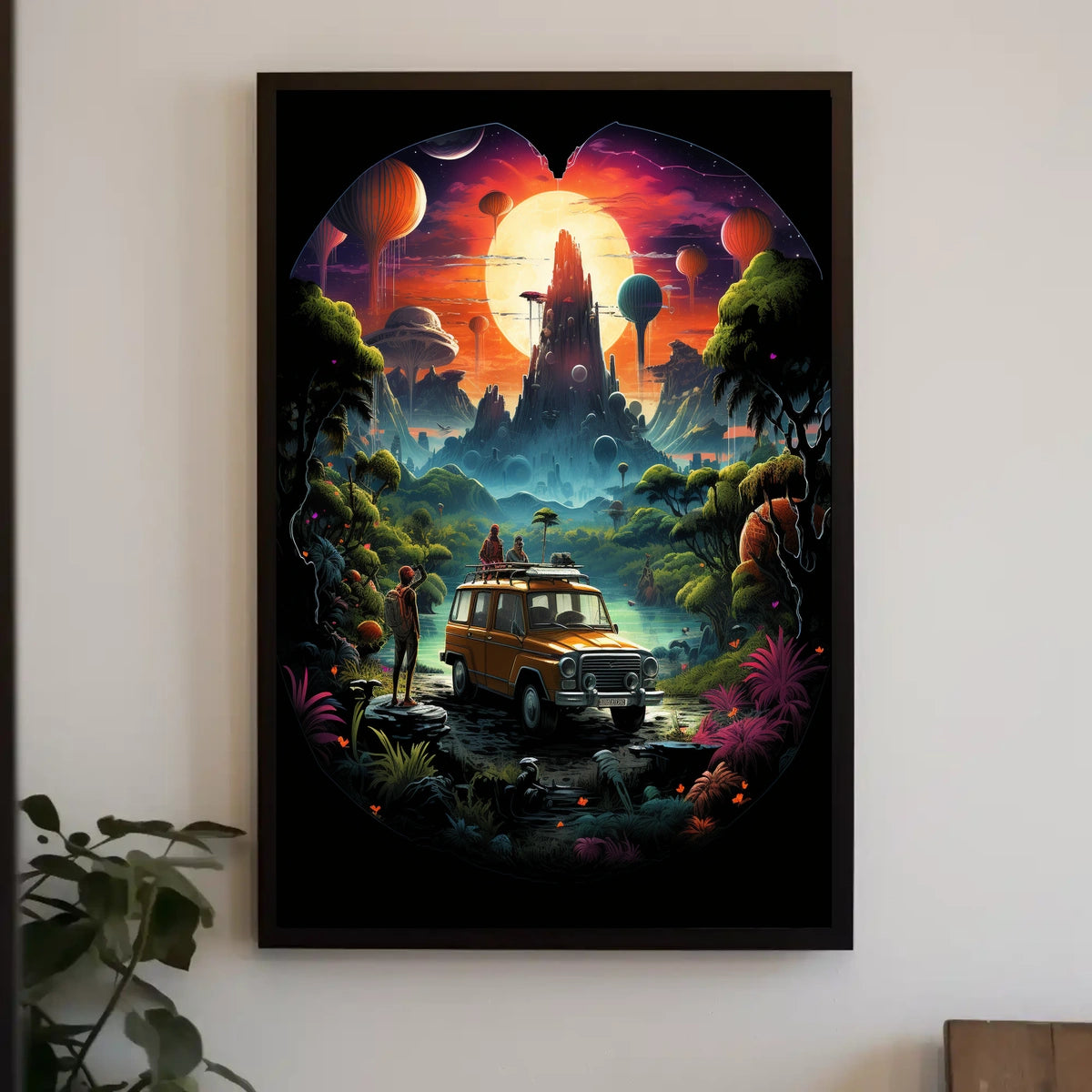 Journey to the Surreal Landscape Poster