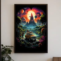 Journey to the Surreal Landscape Poster