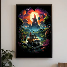 Journey to the Surreal Landscape Poster