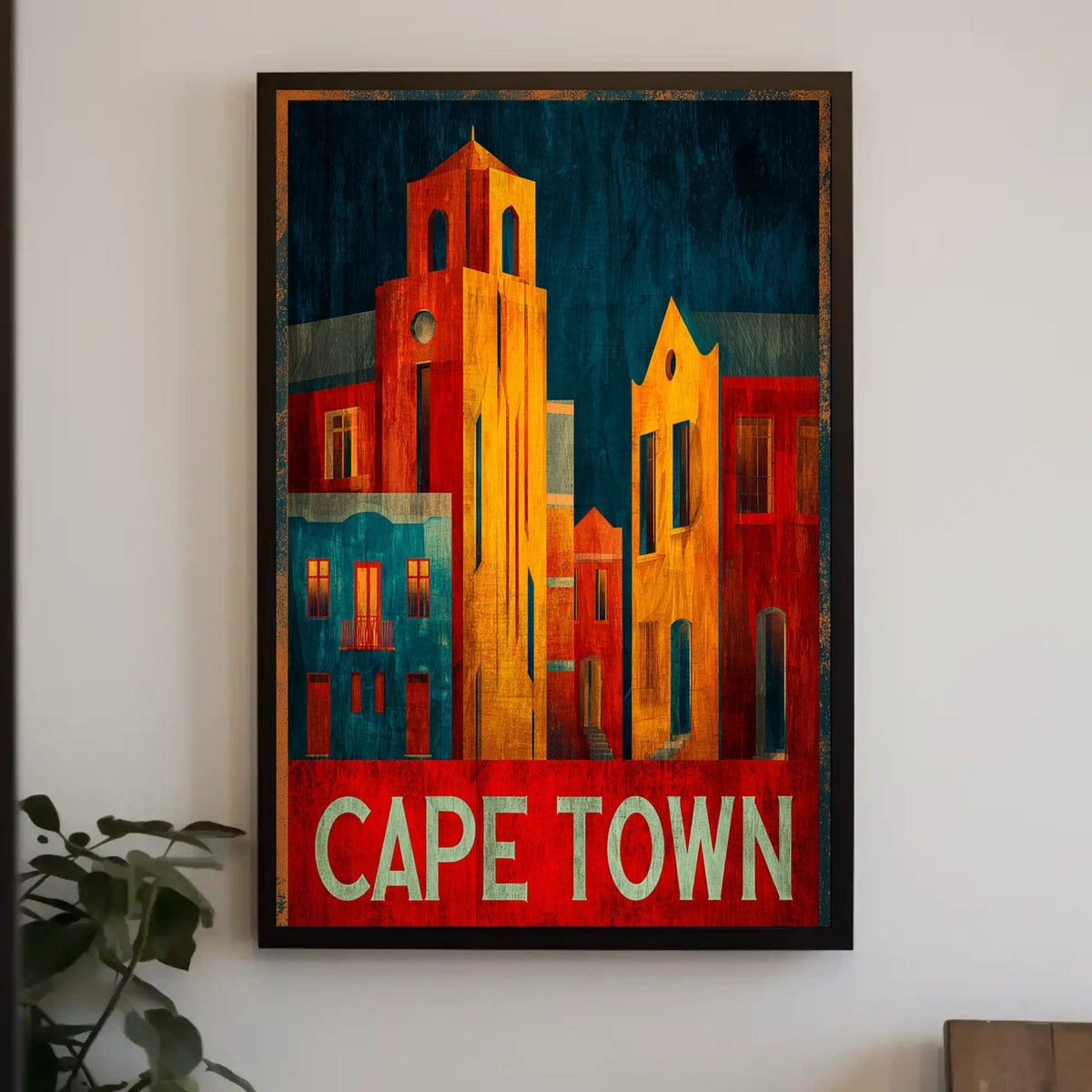 Cape Town Cityscape Poster