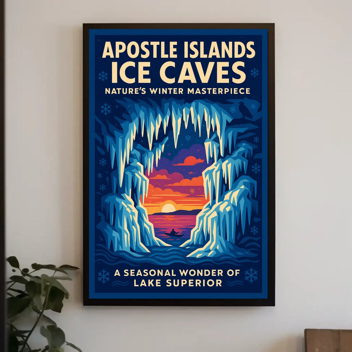 Apostle Islands Ice Caves Poster