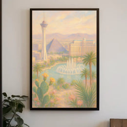 Serene Las Vegas Landscape Poster