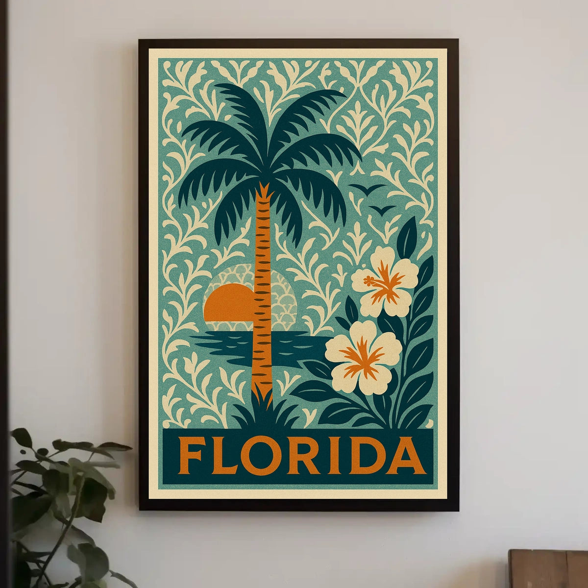 Florida Tropical Escape Poster