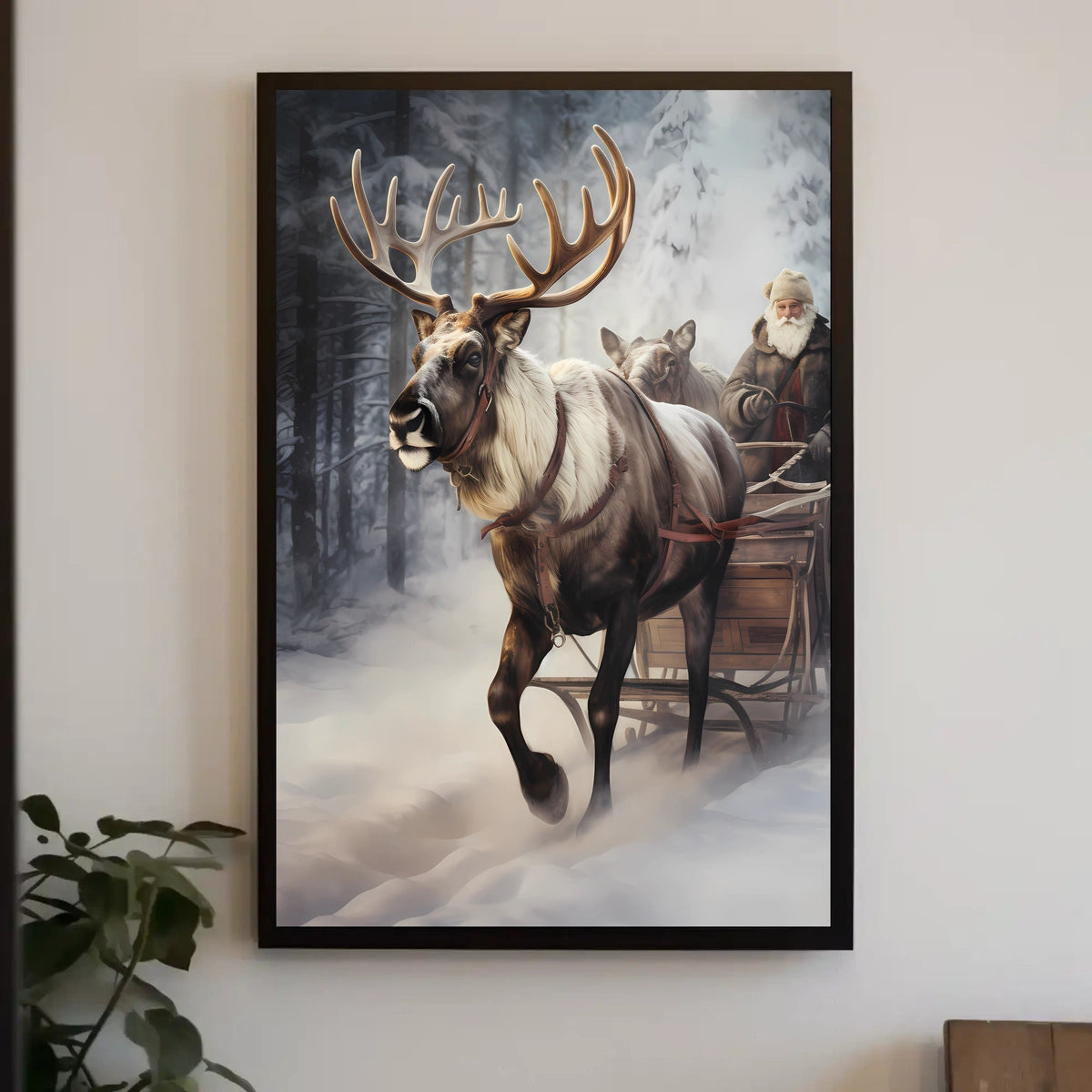 Winter Sleigh Ride Poster