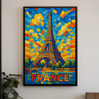Vibrant France Poster