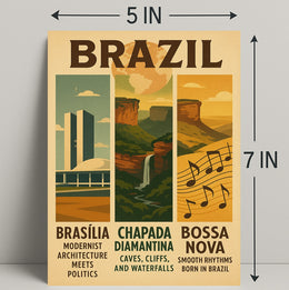 Discover Brazil Poster PosterGoat