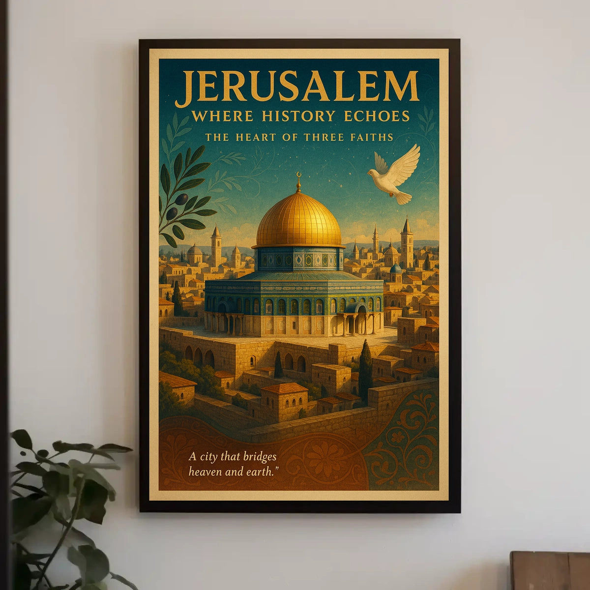 Jerusalem Where History Echoes Poster