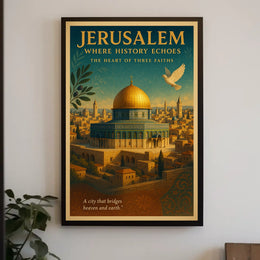 Jerusalem Where History Echoes Poster